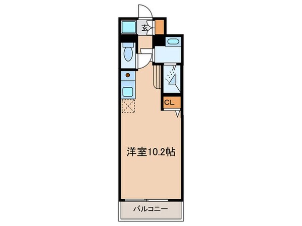 Ｎ、Ｓ、ＺＥＡＬ大曽根の物件間取画像